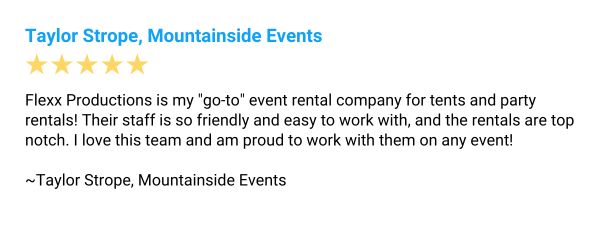 Five-star Google review from Taylor Strope