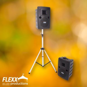 Keep your Oktoberfest celebration rocking with an Anchor Sound System rental from FLEXX